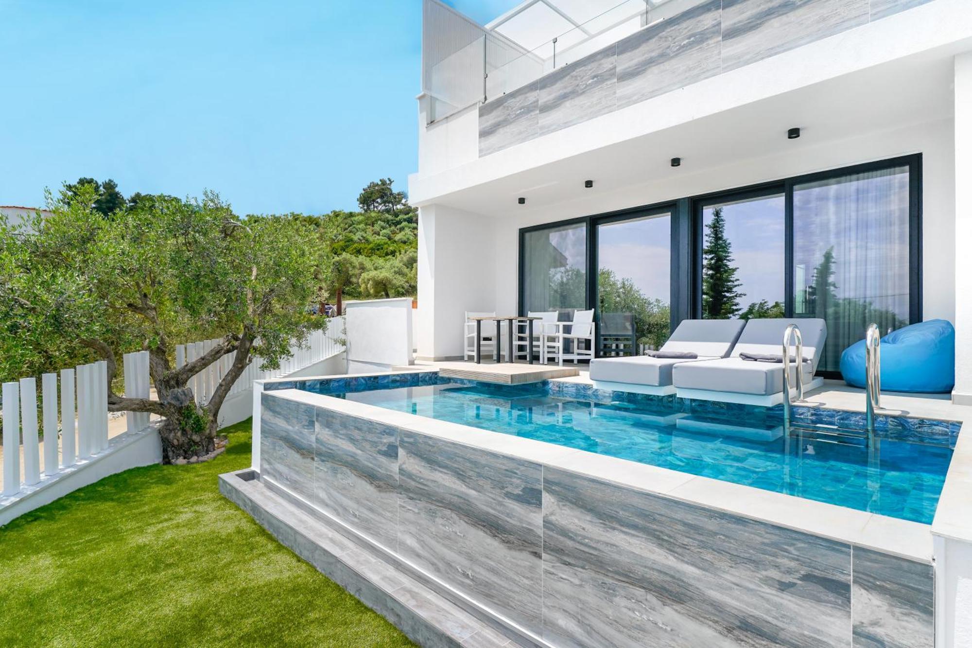 Mythodea Prive Luxury Suites Chrysi Ammoudia Luaran gambar