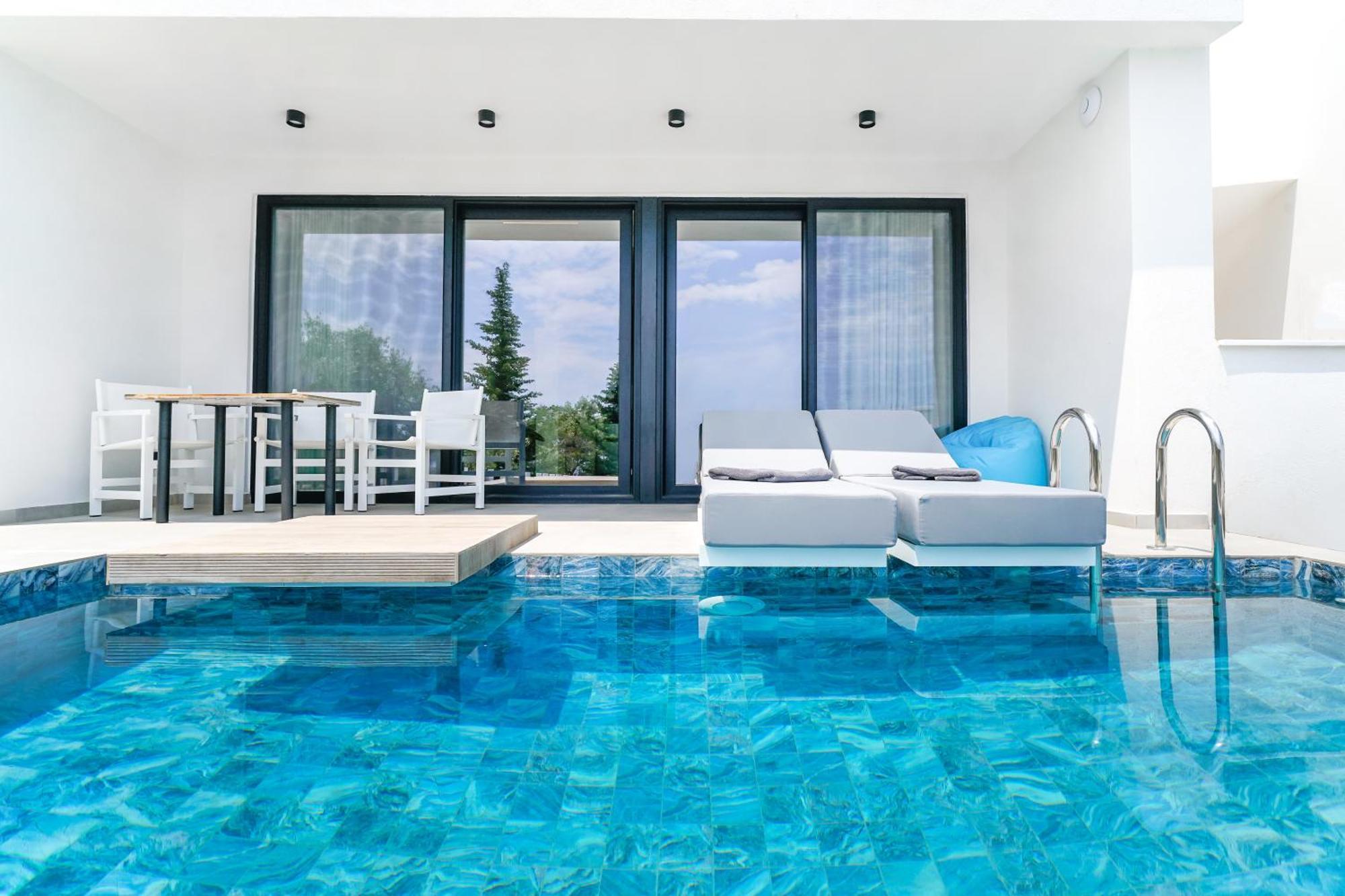 Mythodea Prive Luxury Suites Chrysi Ammoudia Luaran gambar
